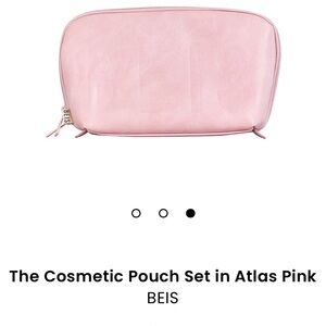 Beis Cosmetic Pouch in Atlas Pink